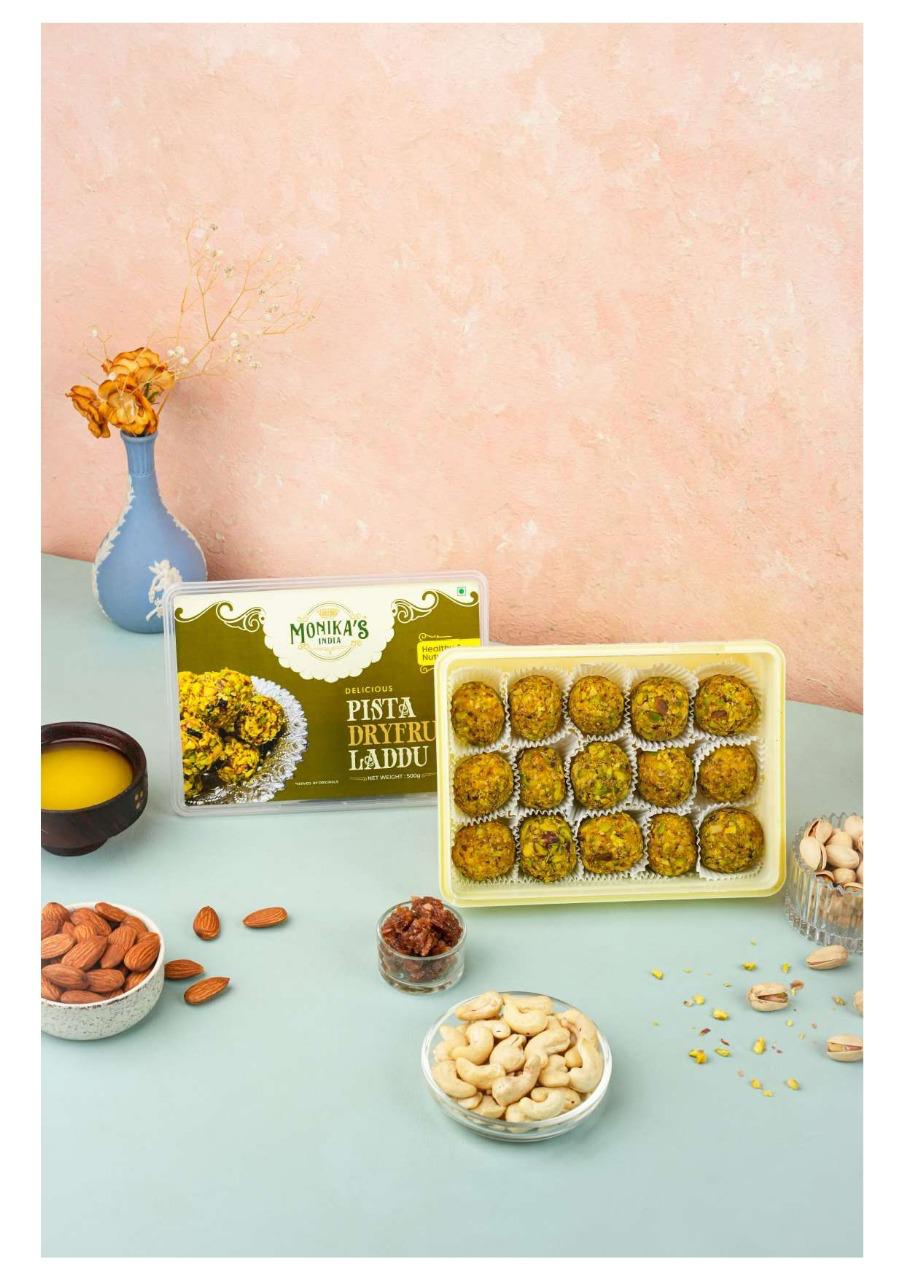 Pista Dry Fruit Laddoo (500 grams)