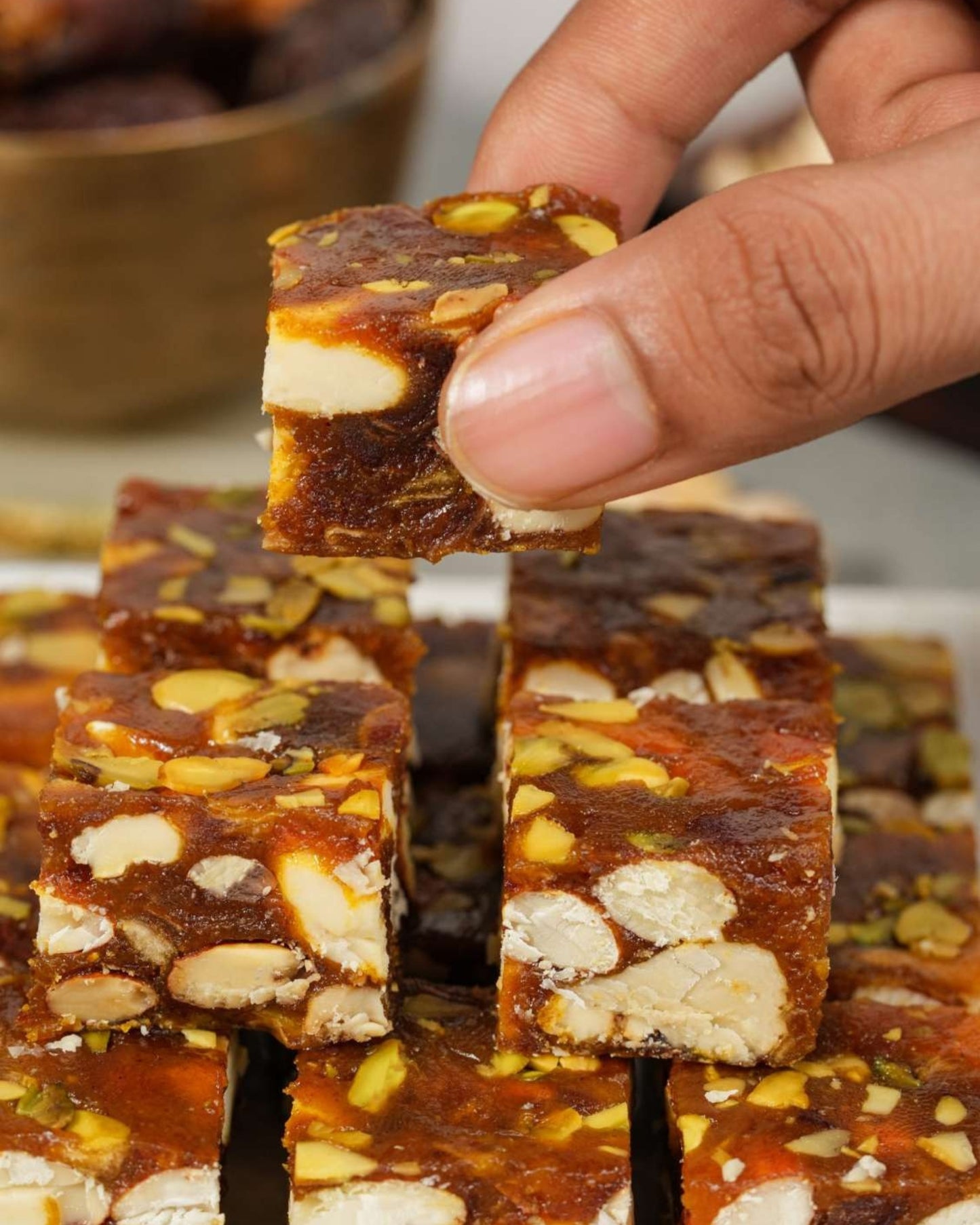 Khajur Dry Fruit Chikki - Date Barfi (500 grams)