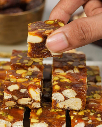Khajur Dry Fruit Chikki - Date Barfi (500 grams)