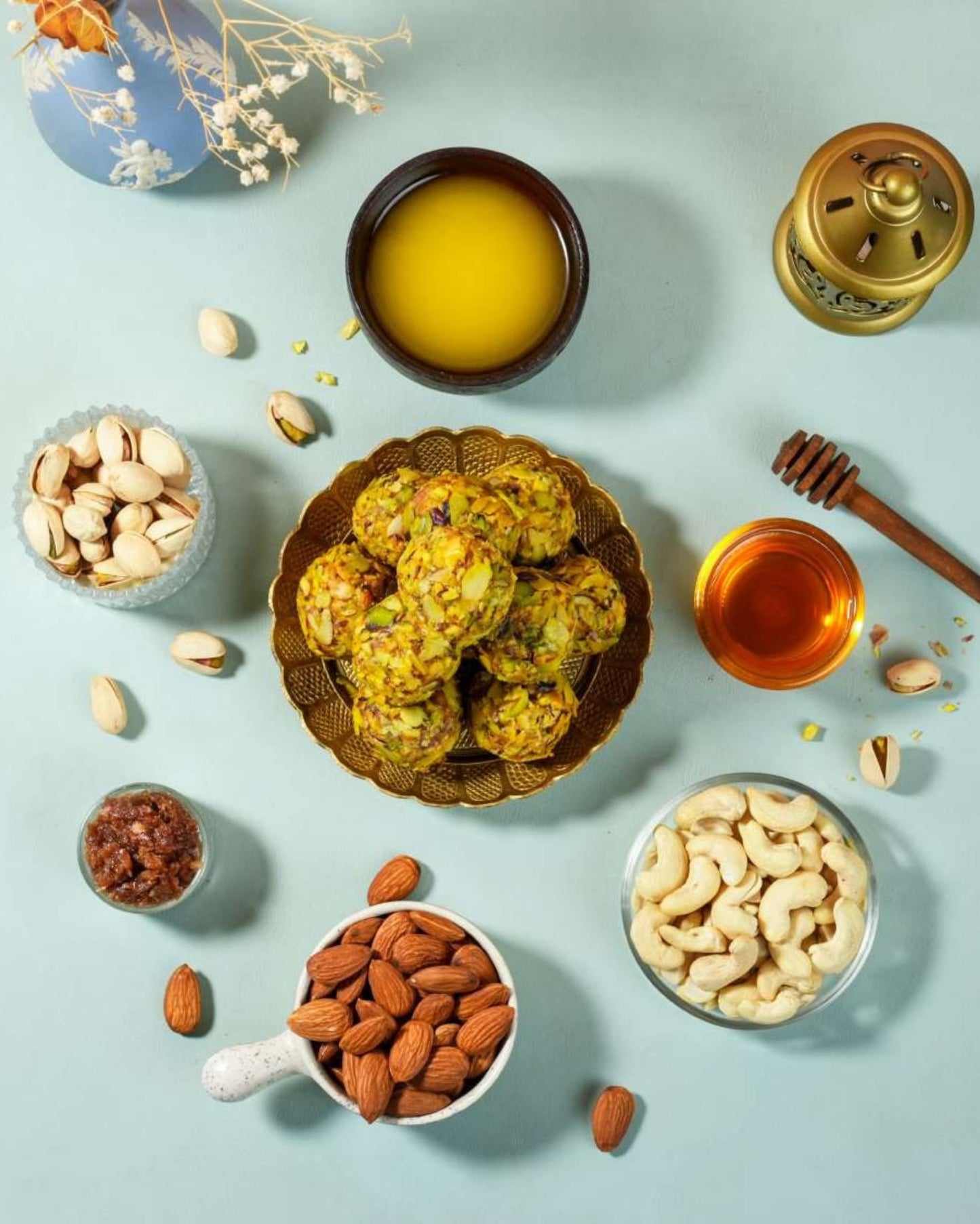 Pista Dry Fruit Laddoo (500 grams)