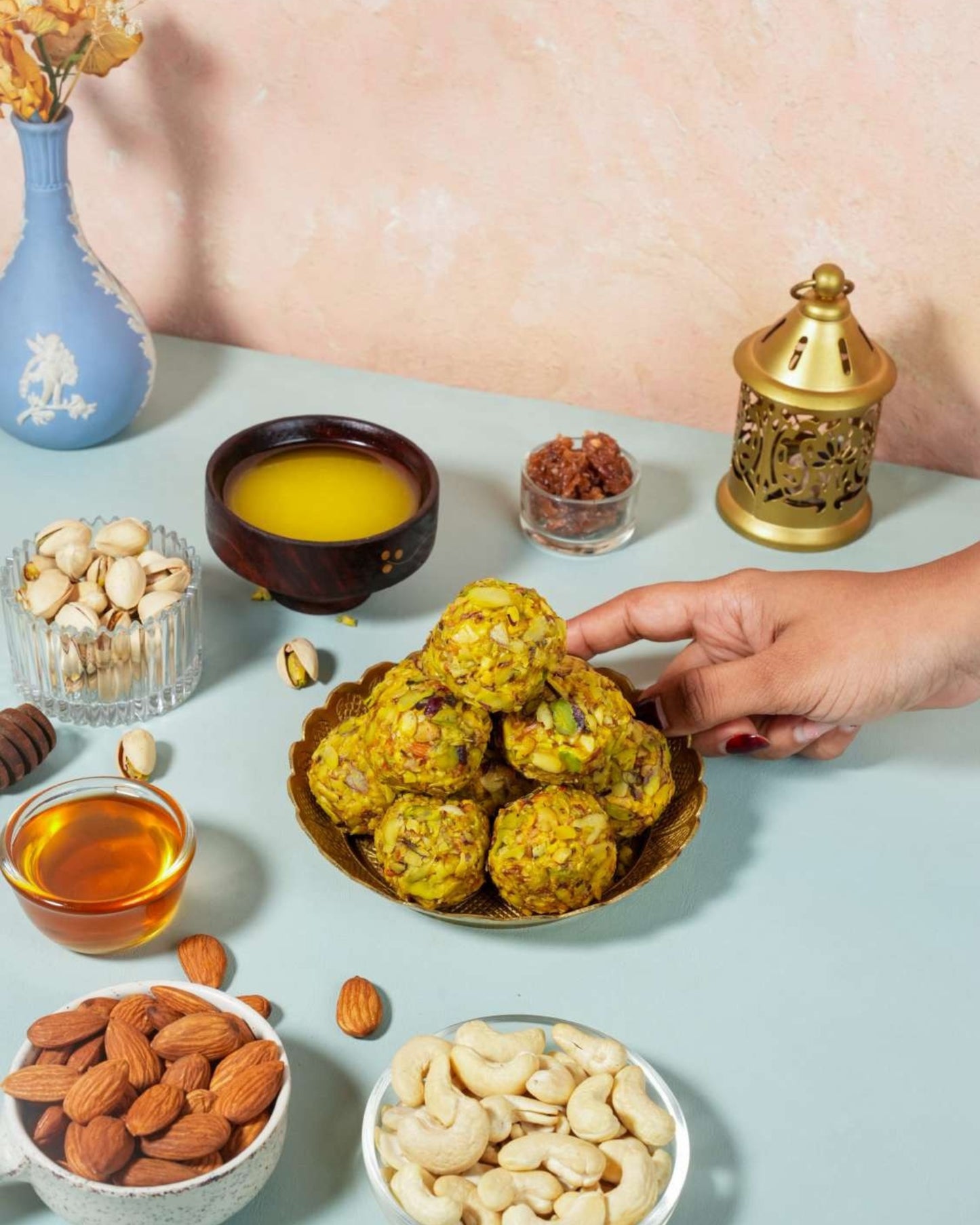 Pista Dry Fruit Laddoo (500 grams)