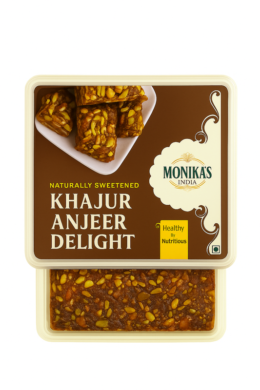 Khajur Anjeer Delight - Date and Anjeer Barfi (500 grams)