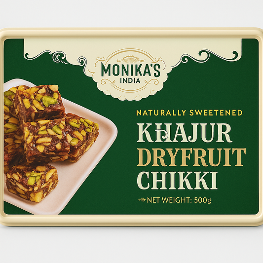 Khajur Dry Fruit Chikki - Date Barfi (500 grams)
