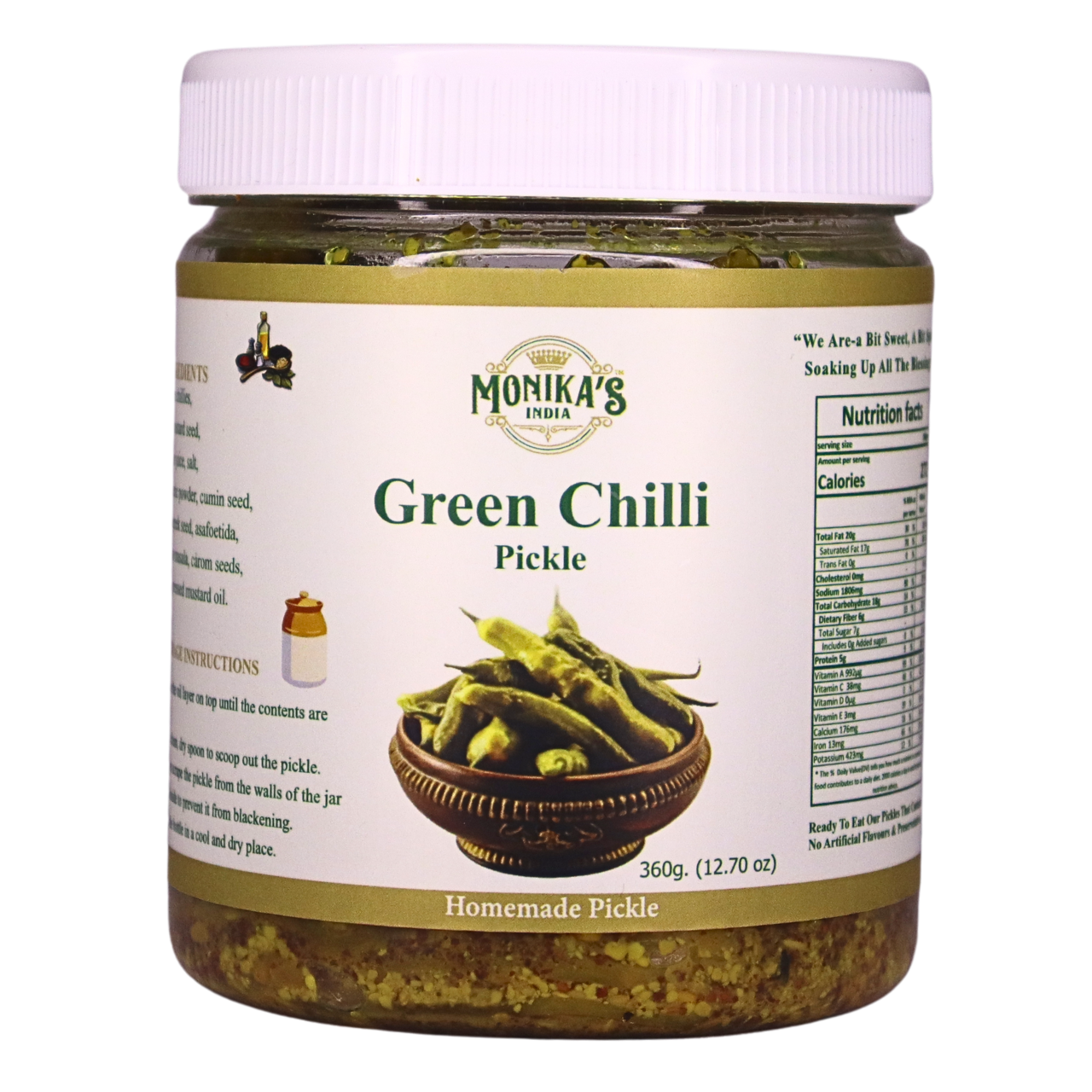 Green Chilli Pickle