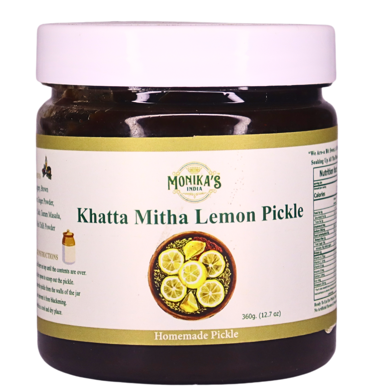 Khatta Mitha Lemon Pickle