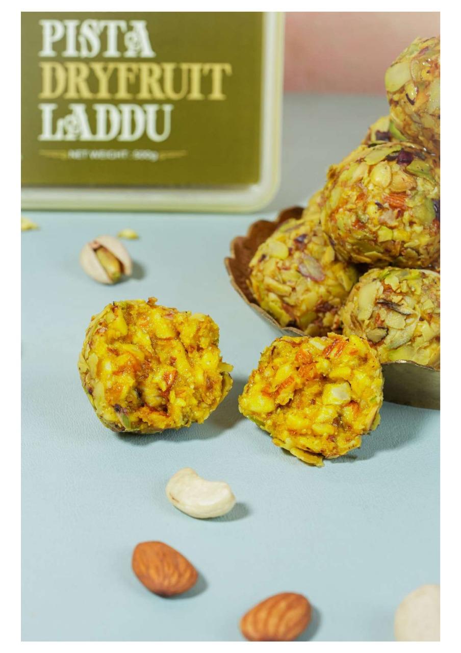 Pista Dry Fruit Laddoo (500 grams)