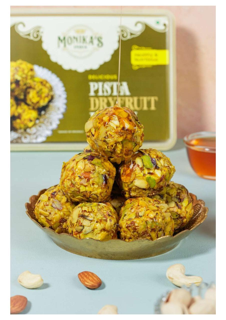 Pista Dry Fruit Laddoo (500 grams)