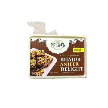 Khajur Anjeer Delight - Date and Anjeer Barfi (500 grams)